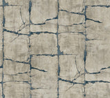 York Wallcoverings Mojave Navy Wallpaper