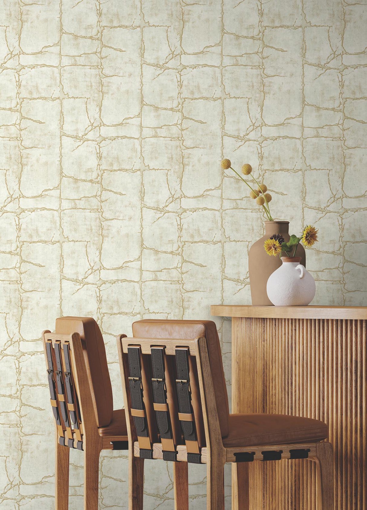 York Wallcoverings Mojave Gold Wallpaper