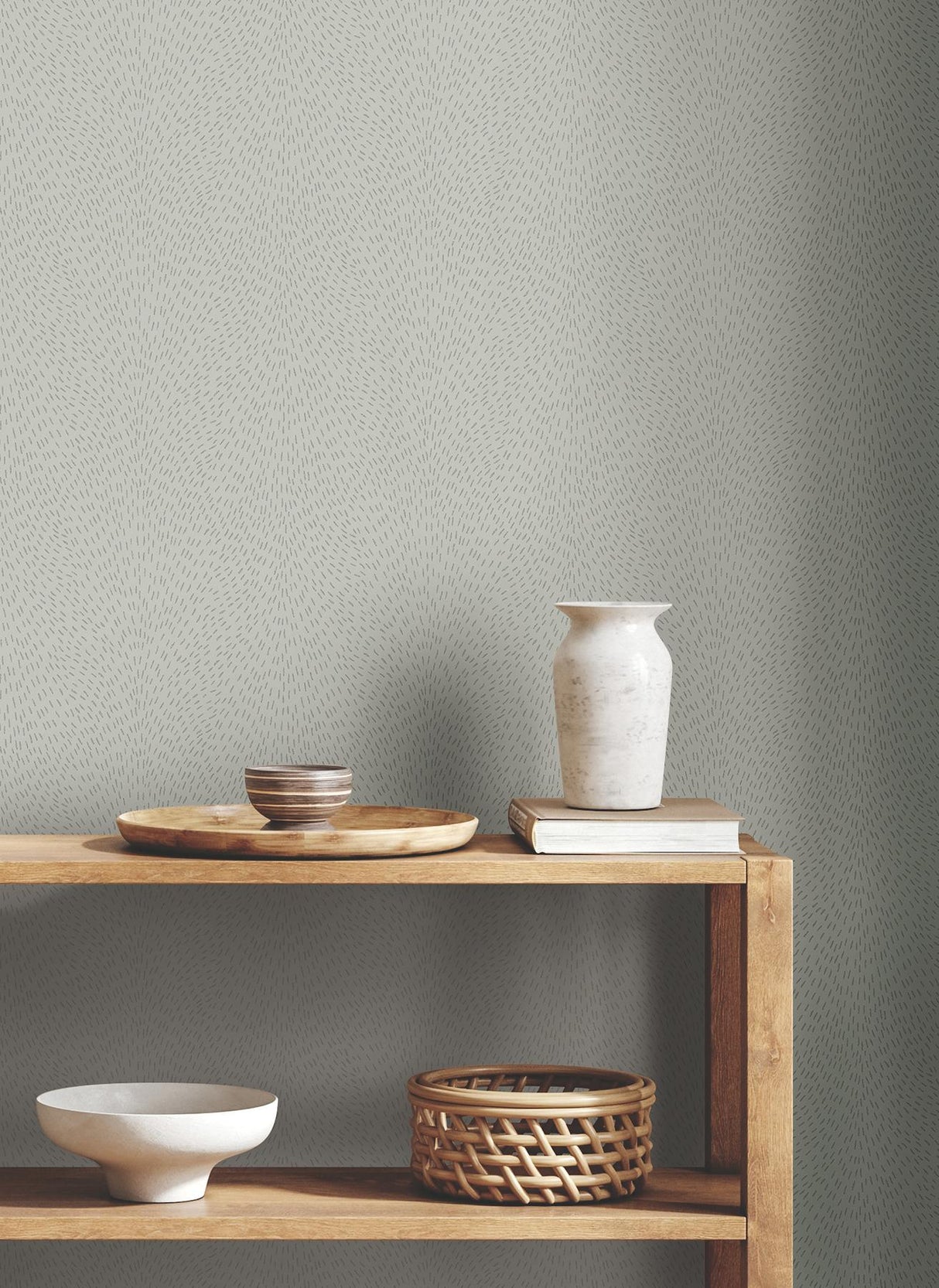 York Wallcoverings Dew Drop Grey Wallpaper