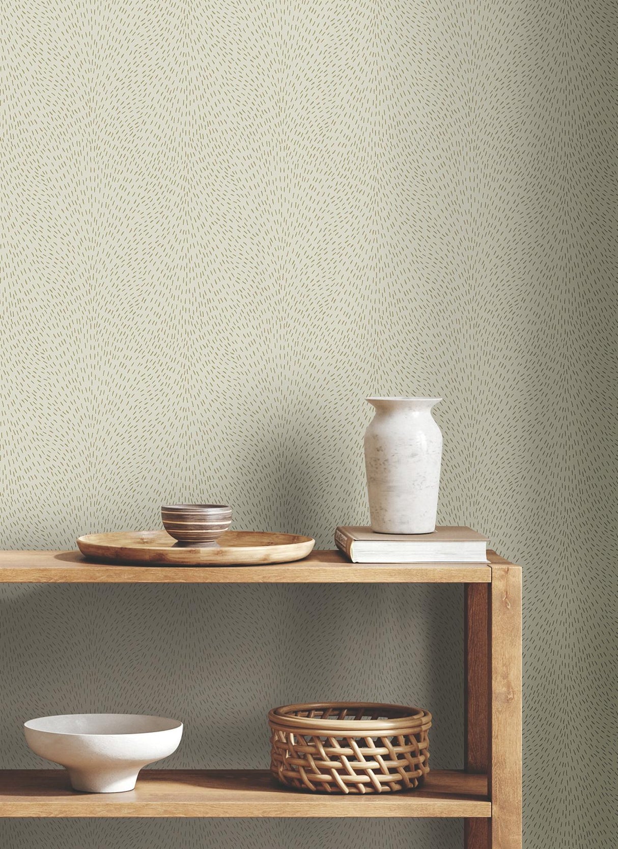 York Wallcoverings Dew Drop Beige Wallpaper