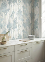 York Wallcoverings Aspen Grove Blue Wallpaper