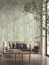 York Wallcoverings Aspen Grove Forest Wallpaper