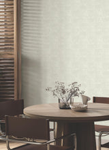 York Wallcoverings Woodcut Grey & White Wallpaper