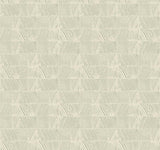 York Wallcoverings Woodcut Green & Stone Wallpaper