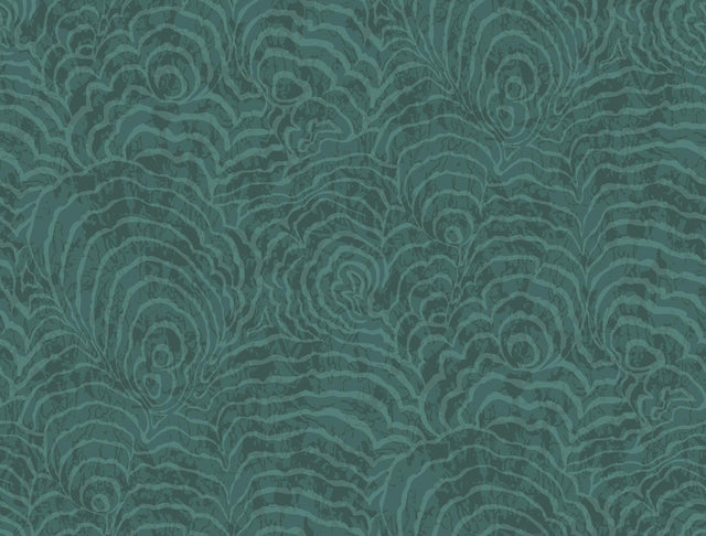 York Wallcoverings Ocean Jasper Teal Wallpaper