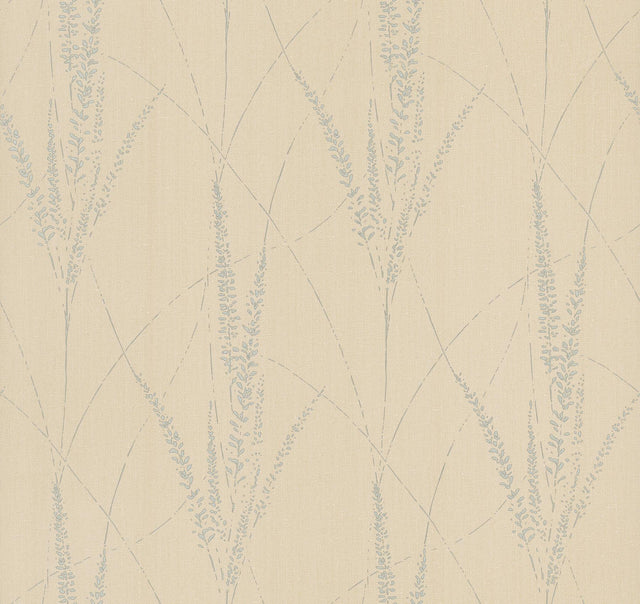 York Wallcoverings Graceful Willow Putty Wallpaper