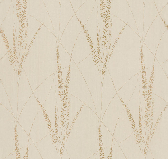 York Wallcoverings Graceful Willow Pale Straw Wallpaper