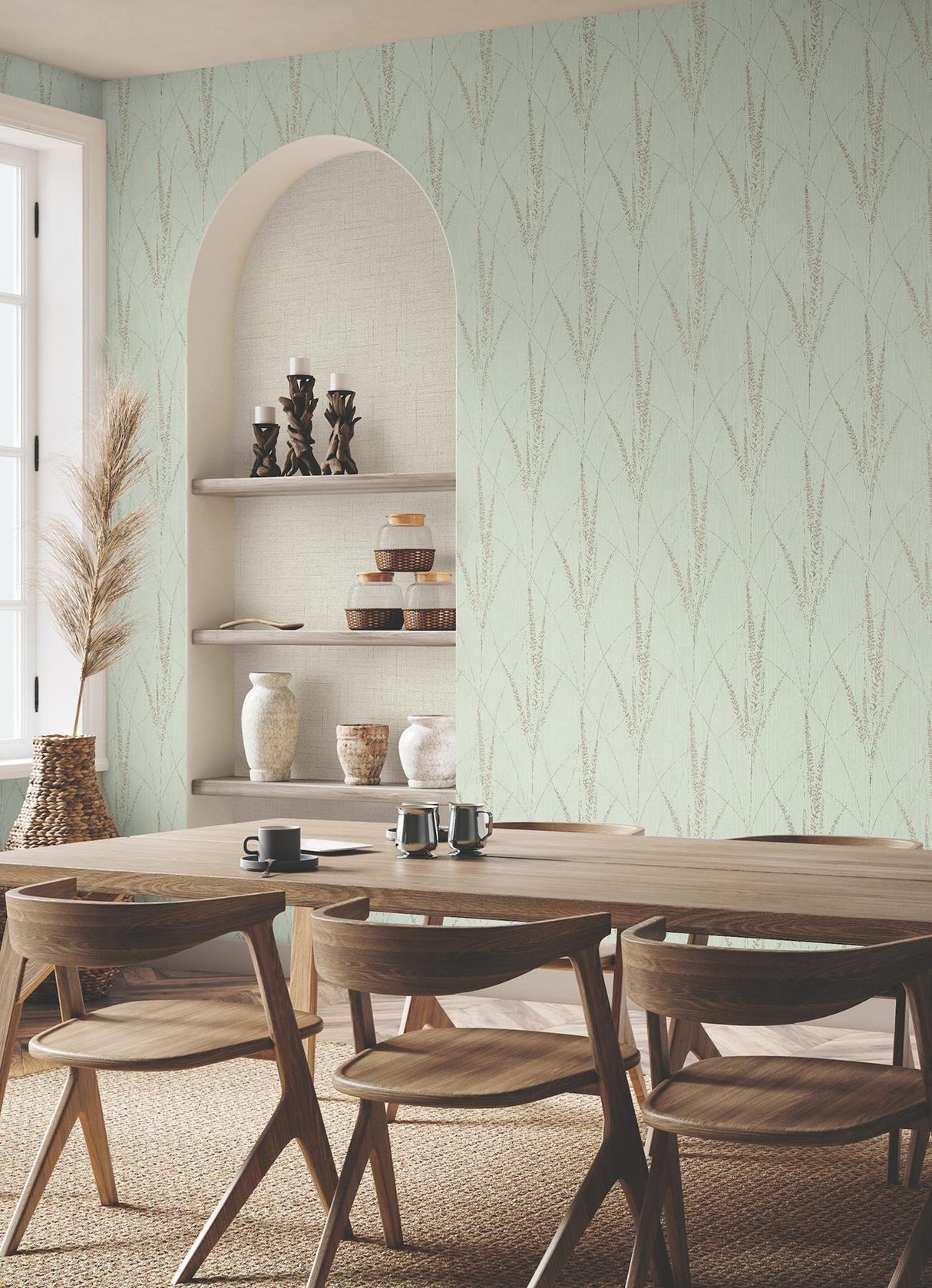 York Wallcoverings Graceful Willow Lagoon Wallpaper