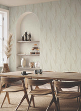 York Wallcoverings Graceful Willow Stone Wallpaper