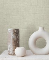 York Wallcoverings Hillswick Tweed Fog Wallpaper