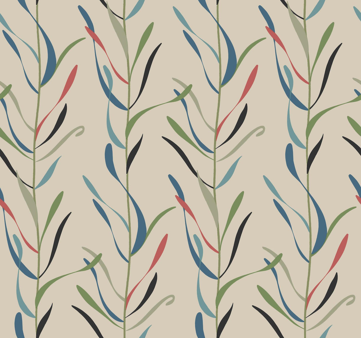 York Wallcoverings Chloe Vine Savanna Wallpaper