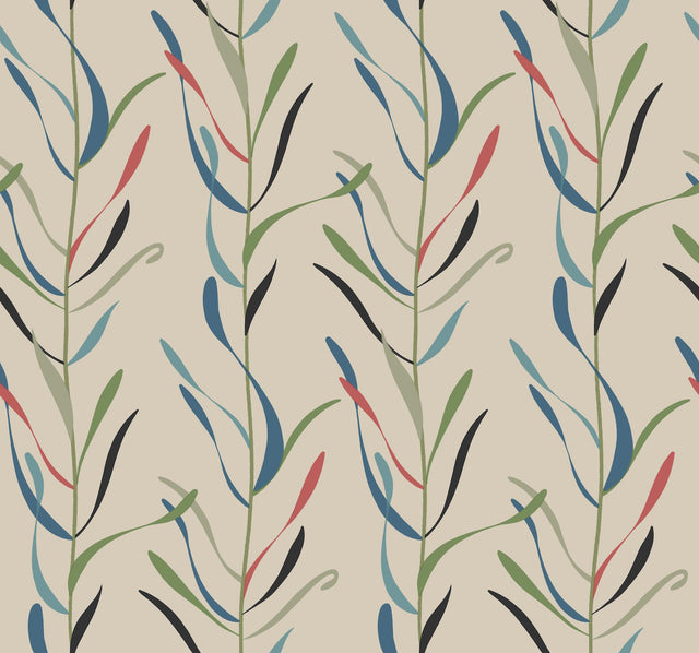 York Wallcoverings Chloe Vine Savanna Wallpaper