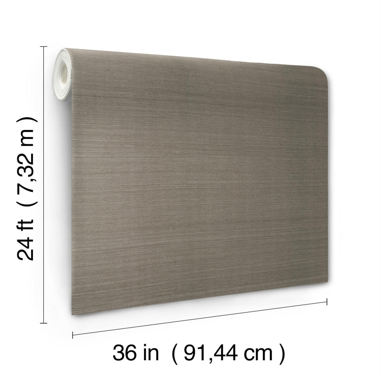 Ronald Redding Designs Maguey Sisal Truffle Wallpaper