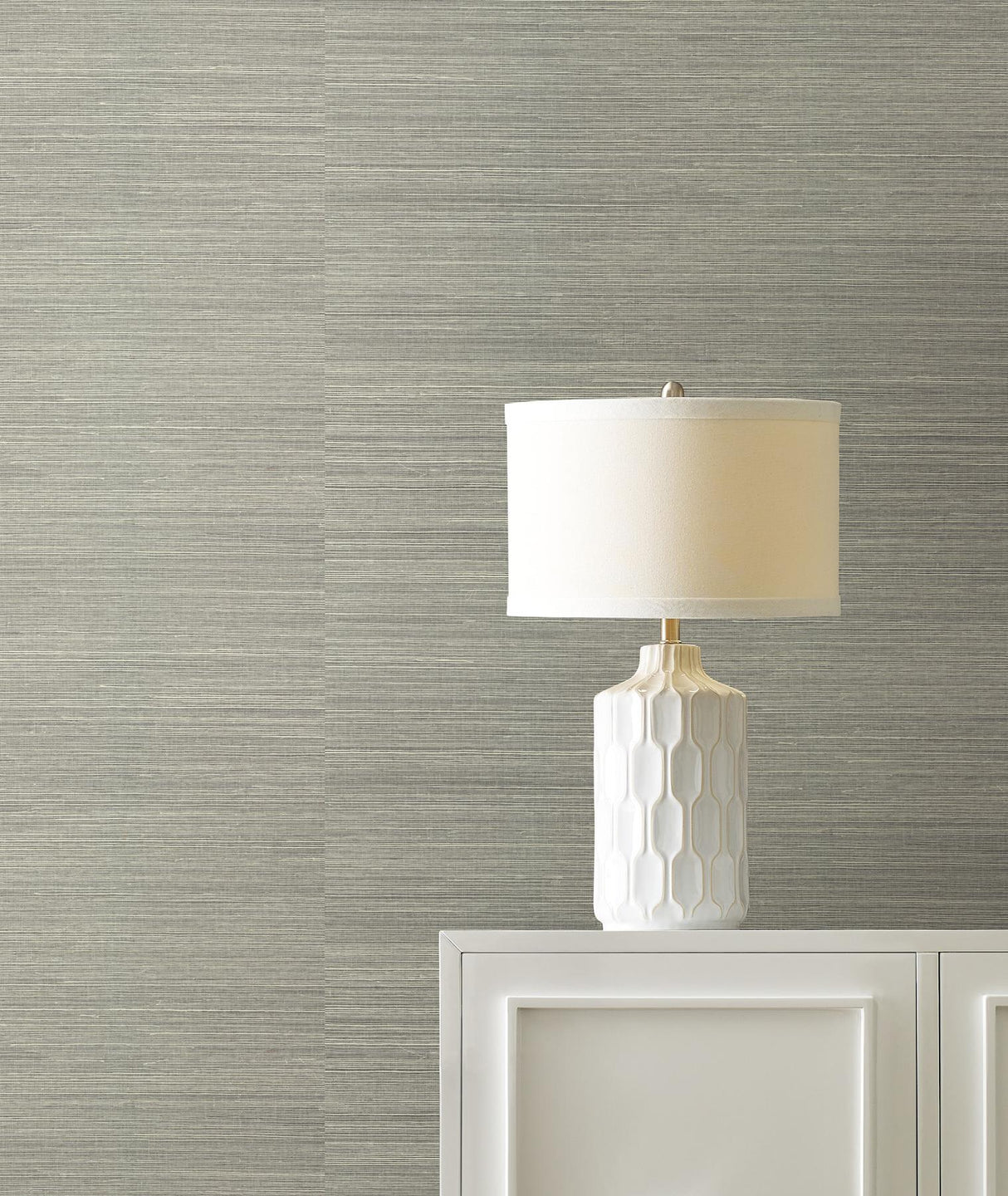 Ronald Redding Designs Maguey Sisal Charcoal Wallpaper