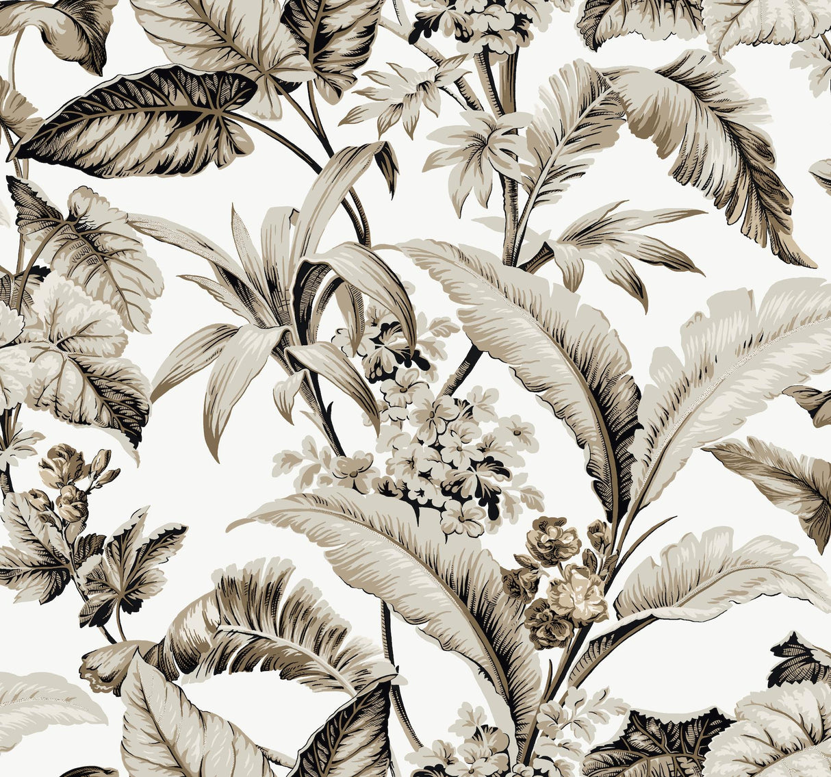 Ronald Redding Designs Mystic Isle Neutral Wallpaper
