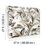 Ronald Redding Designs Mystic Isle Neutral Wallpaper