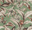 Ronald Redding Designs Mystic Isle Green Wallpaper