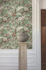 Ronald Redding Designs Mystic Isle Green Wallpaper