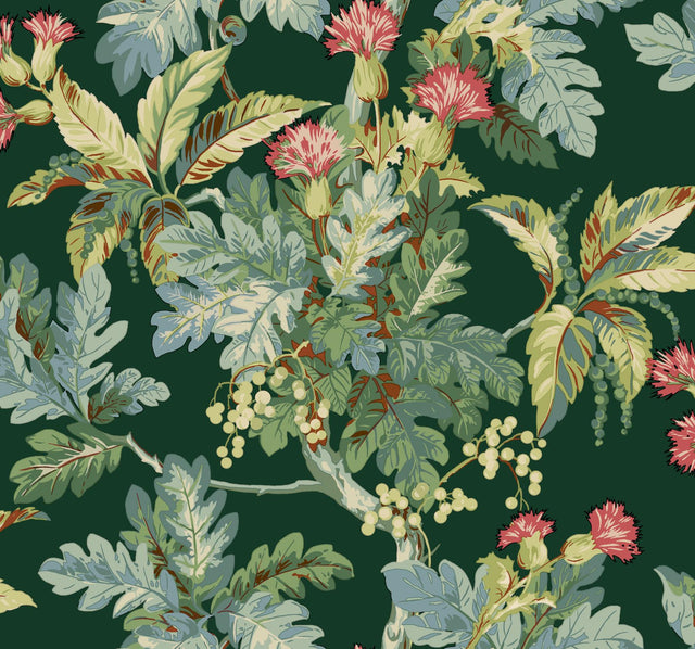 Ronald Redding Designs Briarwood Green Wallpaper