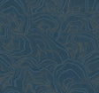 Ronald Redding Designs Geodes Navy Wallpaper
