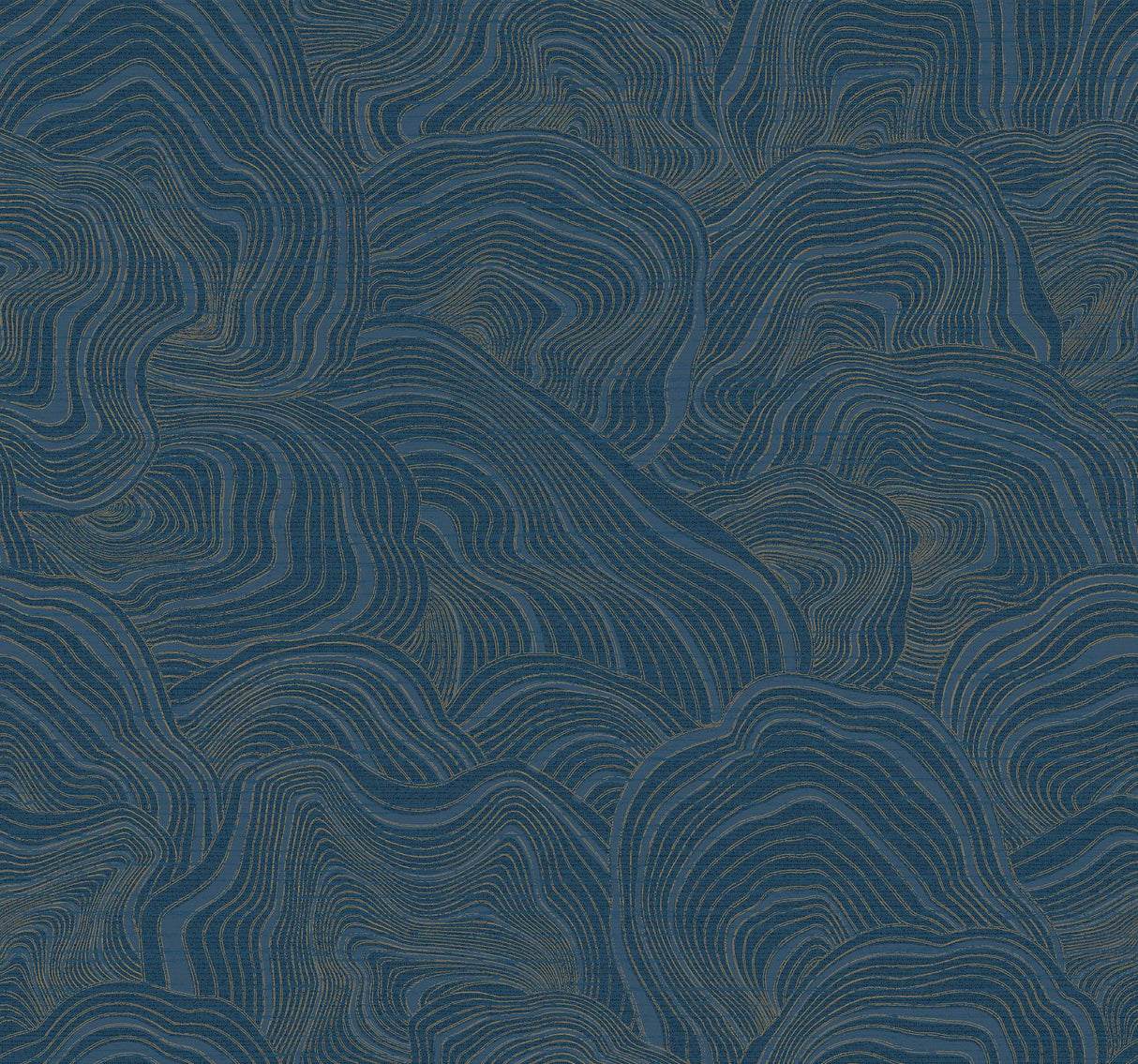 Ronald Redding Designs Geodes Navy Wallpaper