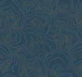 Ronald Redding Designs Geodes Navy Wallpaper