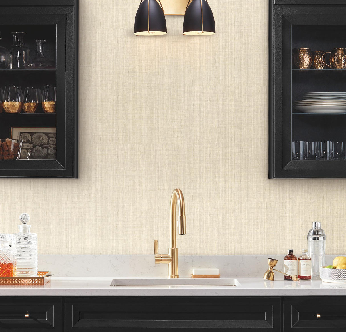 Ronald Redding Designs Amari Travertine Wallpaper