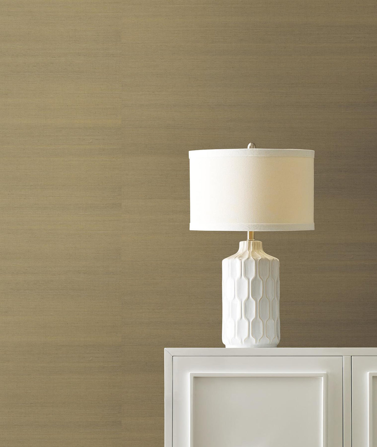 Ronald Redding Designs Maguey Sisal Khaki Wallpaper