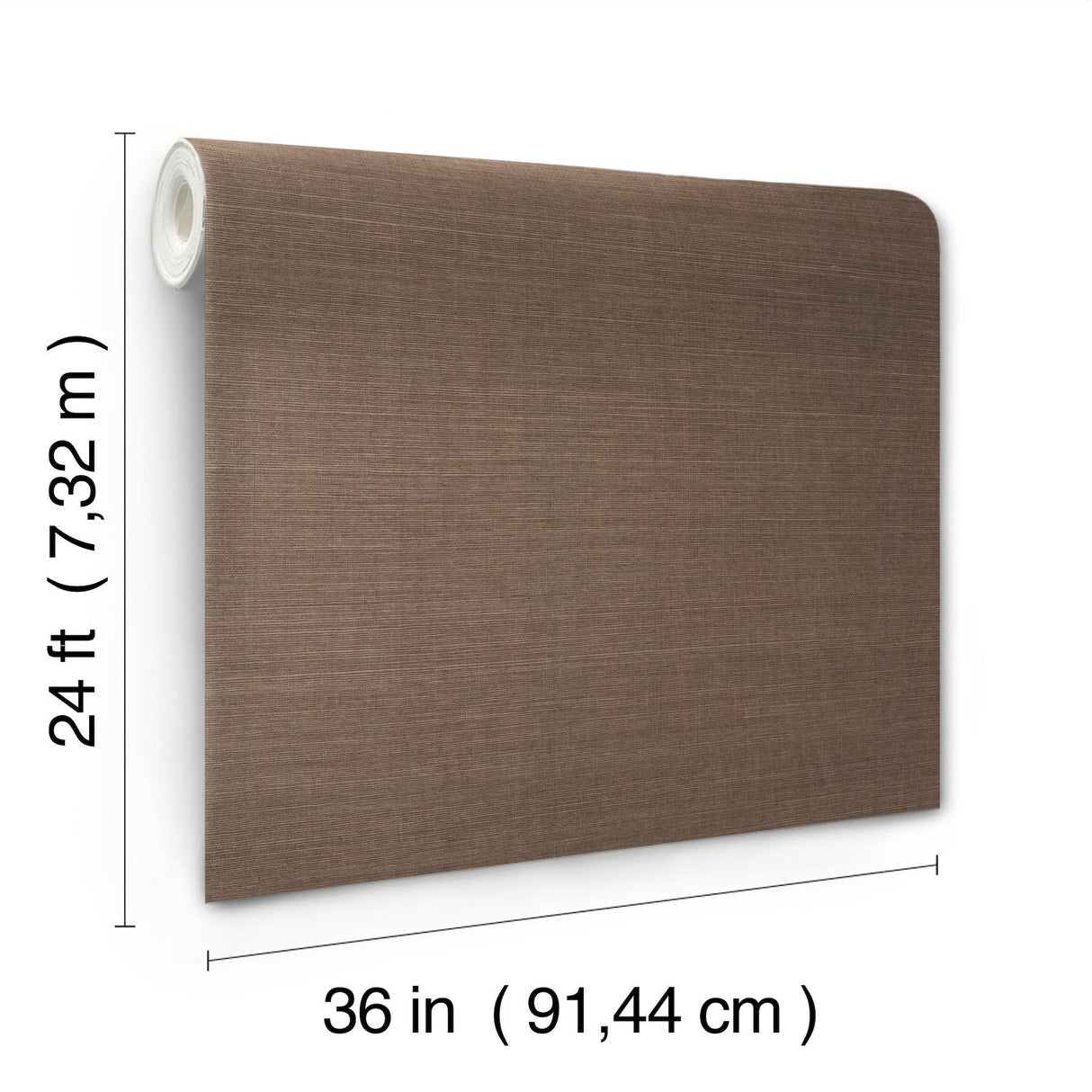 Ronald Redding Designs Maguey Sisal Mink Wallpaper