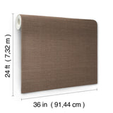 Ronald Redding Designs Maguey Sisal Mink Wallpaper