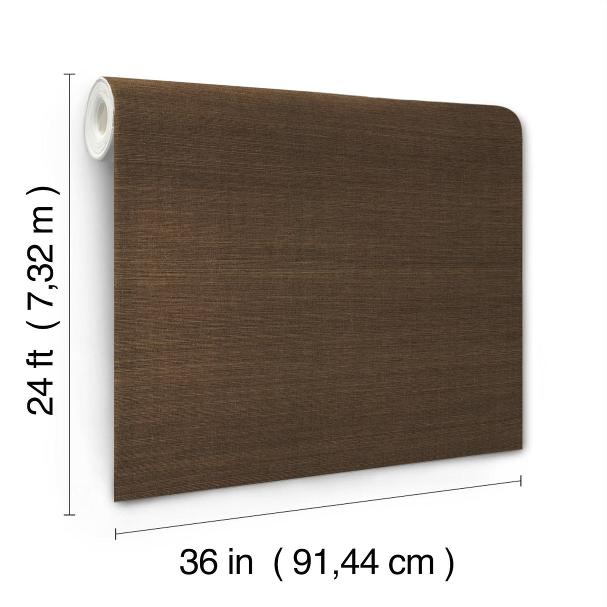 Ronald Redding Designs Maguey Sisal Walnut Wallpaper