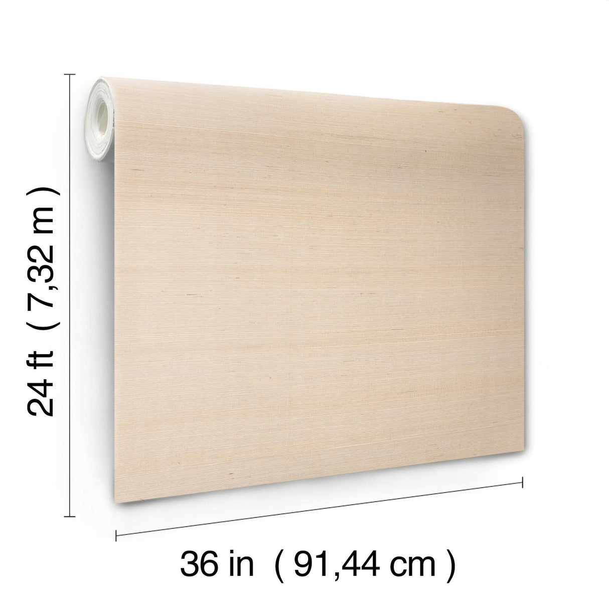 Ronald Redding Designs Maguey Sisal Beige Wallpaper
