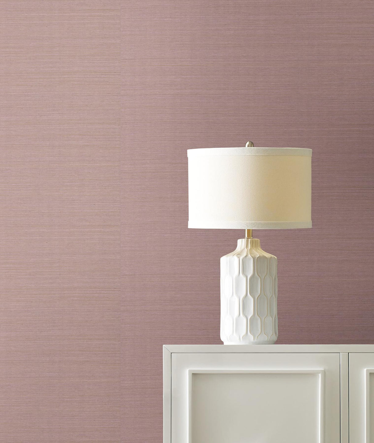 Ronald Redding Designs Maguey Sisal Orchid Wallpaper