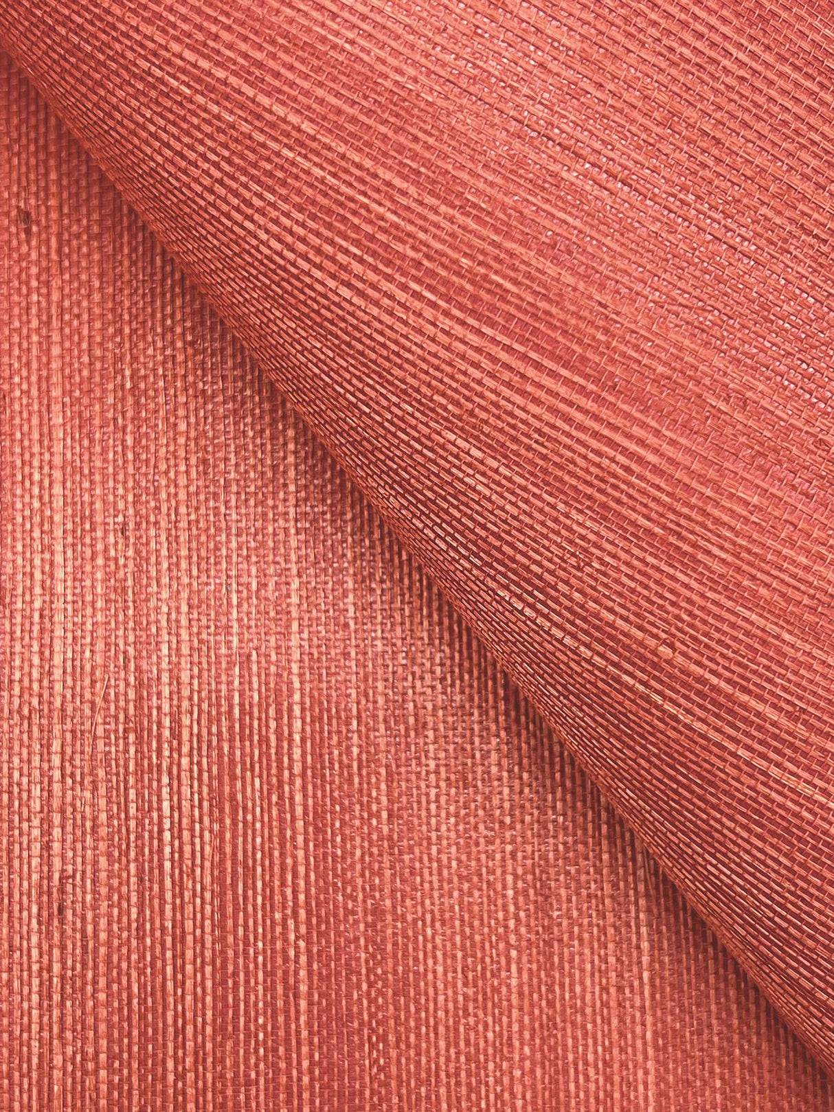 Ronald Redding Designs Maguey Sisal Rhubarb Wallpaper