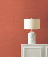 Ronald Redding Designs Maguey Sisal Rhubarb Wallpaper