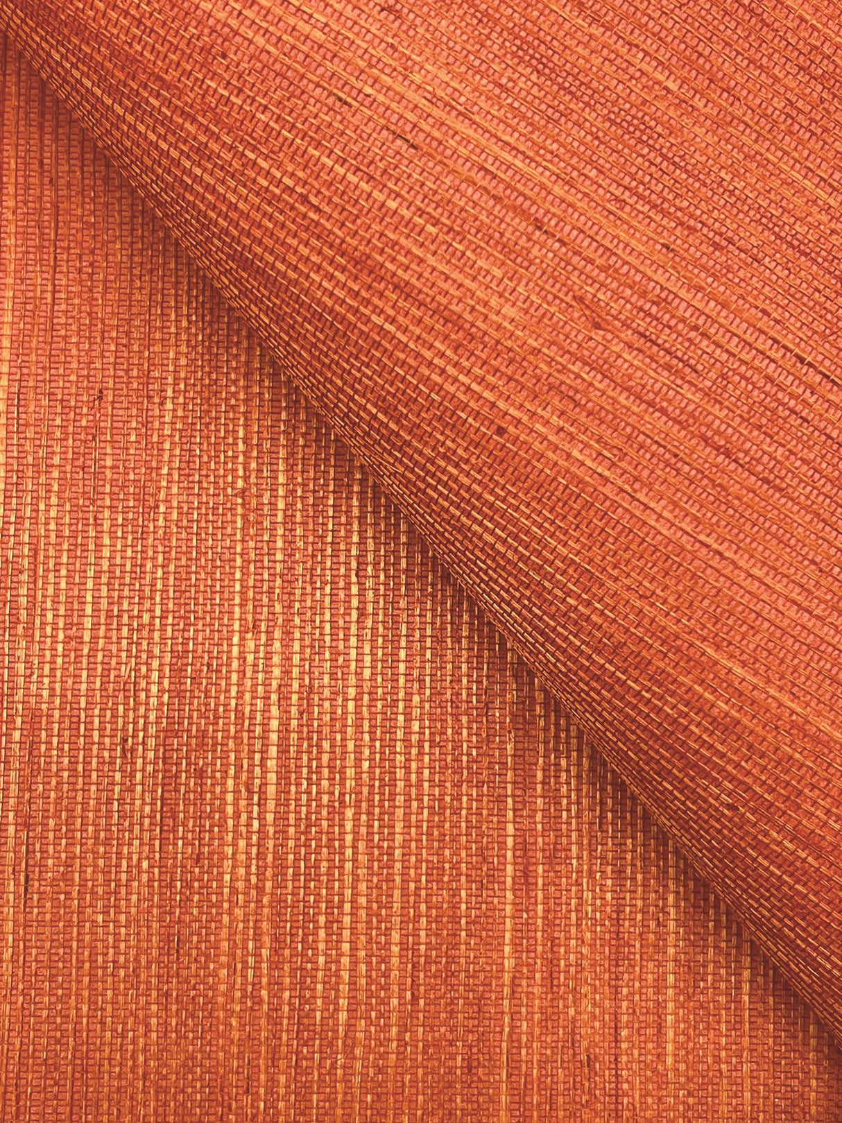 Ronald Redding Designs Maguey Sisal Clementine Wallpaper