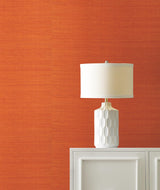 Ronald Redding Designs Maguey Sisal Clementine Wallpaper