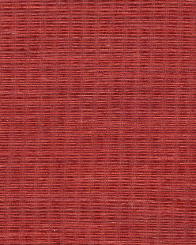 Ronald Redding Designs Maguey Sisal Tomato Wallpaper
