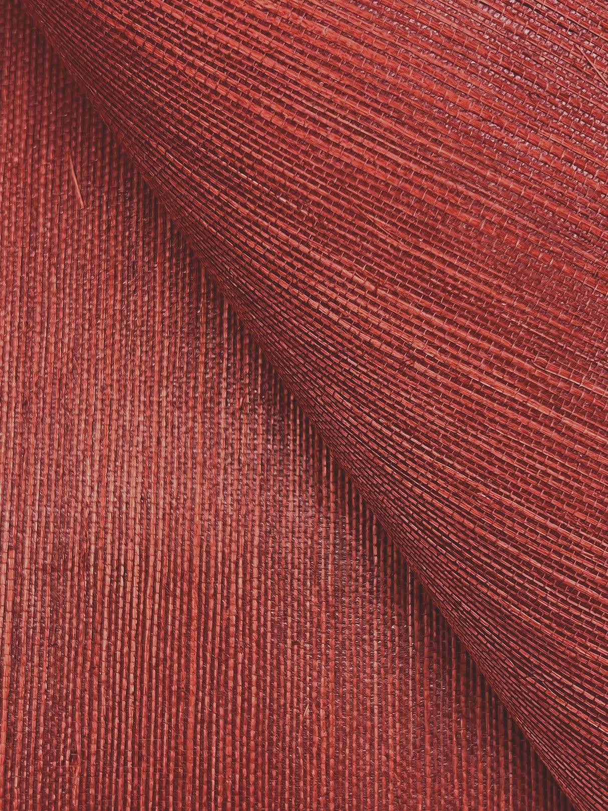 Ronald Redding Designs Maguey Sisal Tomato Wallpaper