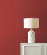 Ronald Redding Designs Maguey Sisal Tomato Wallpaper