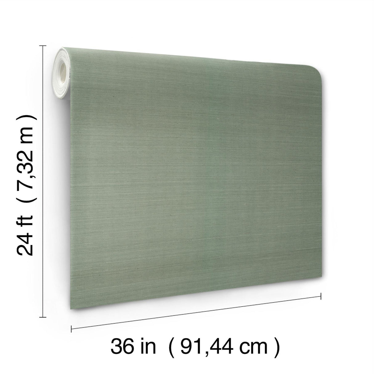 Ronald Redding Designs Maguey Sisal Sage Wallpaper