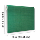Ronald Redding Designs Maguey Sisal Jade Wallpaper