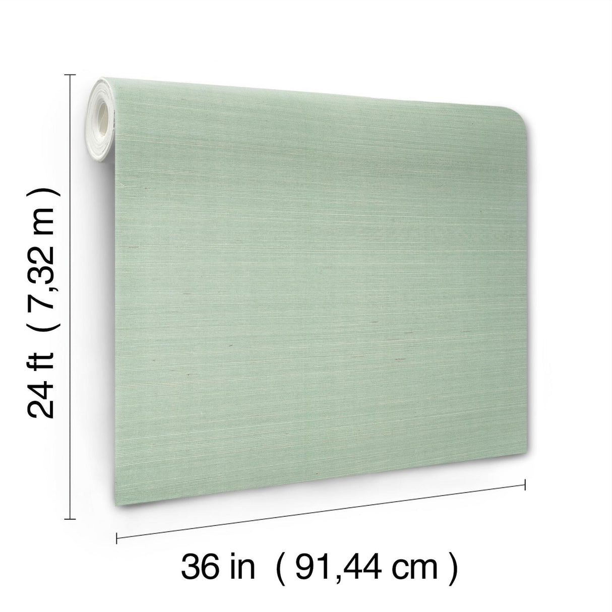 Ronald Redding Designs Maguey Sisal Seaglass Wallpaper