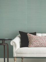 Ronald Redding Designs Maguey Sisal Spruce Wallpaper