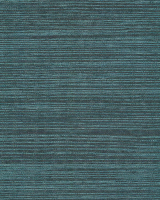 Ronald Redding Designs Maguey Sisal Peacock Wallpaper