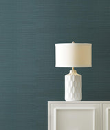 Ronald Redding Designs Maguey Sisal Peacock Wallpaper