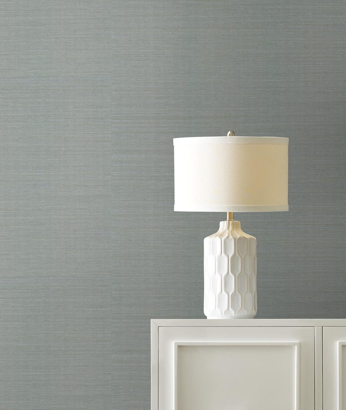 Ronald Redding Designs Maguey Sisal Slate Wallpaper