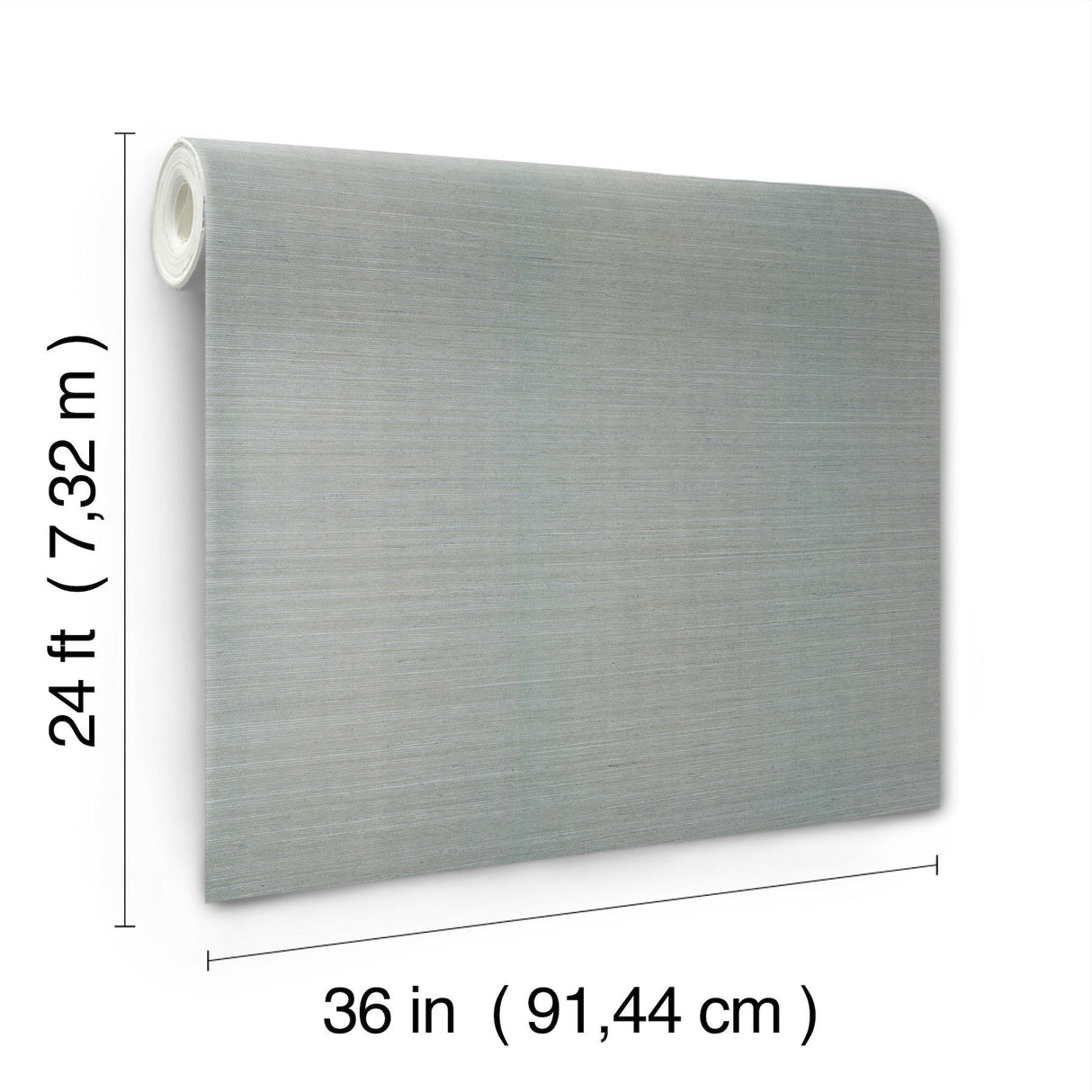 Ronald Redding Designs Maguey Sisal Slate Wallpaper