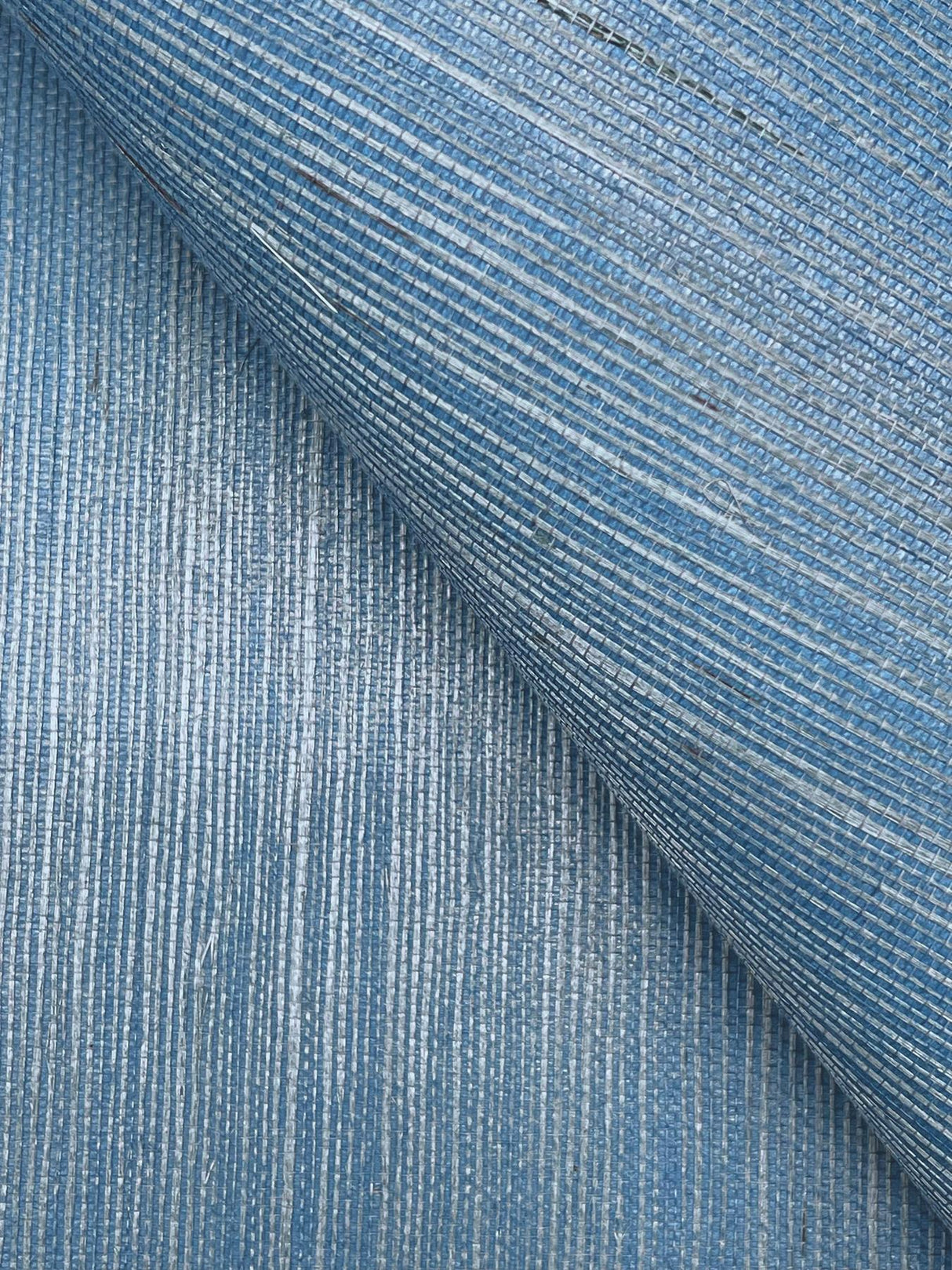 Ronald Redding Designs Maguey Sisal Azure Wallpaper