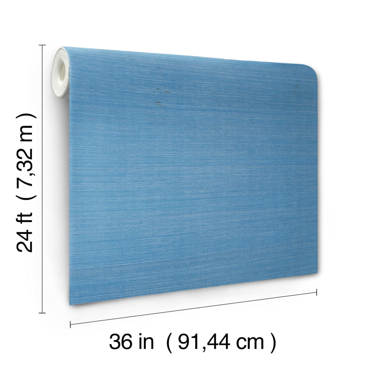 Ronald Redding Designs Maguey Sisal Azure Wallpaper